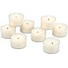 Stonebriar Unscented Long Burning Clear Cup Tealight Candles with 8 Hour Burn Time, 96 Pack, White