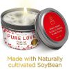 Magnificent 101 Long Lasting Pure Love Aromatherapy Candle | 6 Oz - 35 Hour Burn Time | Made of Soy Wax Candle with Florals & Oils for True Love Attra