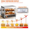 VEVOR 2-Tier Commercial Food Warmer Countertop Pizza Cabinet with Water Tray