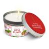 Magnificent 101 Lotus Flower Aromatherapy Candle ‚Äì 6 Oz - 24 Hour Burn | Soy Wax Tin Candle for True Love & Passion, Purification, Manifestation & C