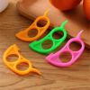 5pcs; Random Color Food Grade Steel Rocker; Orange Opener; Orange Peel Essential Tools