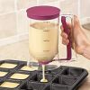 1 Pack Collapsible Batter Separator Cupcakes Pancakes Cookie Cake Waffles Batter Dispenser Cookie Separator Batter Cream Speratator Cup Measuring Baki