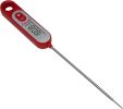 Escali AH1 Stainless Steel Oven Safe Meat Thermometer; Extra Large 2.5-inches Dial; Temperature Labeled for Beef; Poultry; Pork; and Veal Silver NSF C