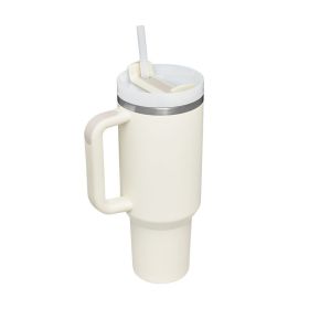 1200ml Stainless Steel Mug Coffee Cup Thermal Travel Car Auto Mugs Thermos 40 Oz Tumbler with Handle Straw Cup Drinkware New In (capacity: 1200ml, Color: D)