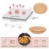 50pcs Air Fryer Disposable Paper Liner; Parchment Paper; Non-stick Disposable Air Fryer Liners; Baking Paper; Oil-proof; Water-proof; Parchment For Ba