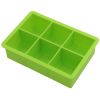 1pc Ice Cube Trays With Lid; Food Grade Silicone 6 Grid Ice Cube Mold; Flexible Easy Release Square Shaped Ice Maker; Kitchen Gadgets