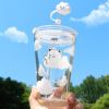 Cloud Straw Tip Covers Silicone Straw Tips Dust Cap Splash Proof Cover Reusable Topper for 6-8mm Straw 4PCS White Pink Blue