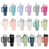 1200ml Stainless Steel Mug Coffee Cup Thermal Travel Car Auto Mugs Thermos 40 Oz Tumbler with Handle Straw Cup Drinkware New In