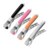 1pc Hot Bowl Dish Plate Gripper Clips; 304 Stainless Steel Anti-Scalding Tong Clamp; Anti-Scalding Kitchen Gadget; Heat Resistant Silicone Cooking Pin