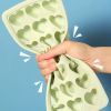 1pc High Quality Silicone 21 Even Love Ice Cube Ice Tray Mold Heart Shaped Silicone Ice Box